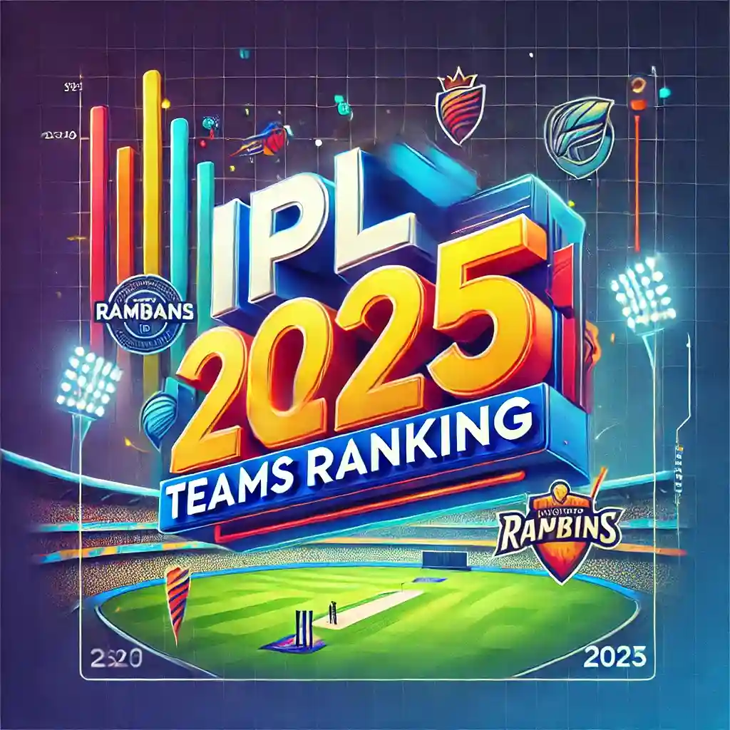 ipl teams ranking in 2025